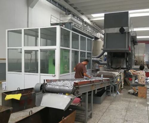 Laatste bedrijfscasus over Heetdompelen Verzinkingsapparatuur Geleverd aan een Fabrikant van Autosnelwegvangrails in Thailand