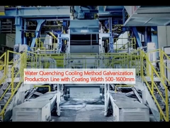 Waterverdoofing Koelmethode Galvanisatie Productielijn met coating Breedte 500-1600mm