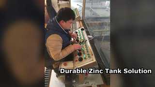 Duurzame zinktanks voor corrosiebestendigheid