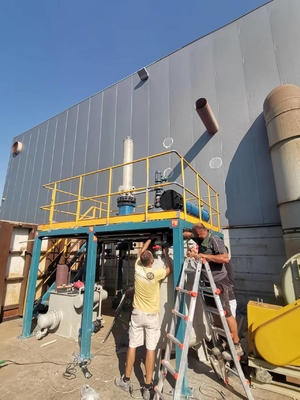 Stainless Steel Acid Steam Extraction System 1200mm X 800mm X 1500mm voor extractie in industriële