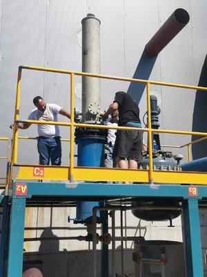 Stainless Steel Acid Steam Extraction System 1200mm X 800mm X 1500mm voor extractie in industriële