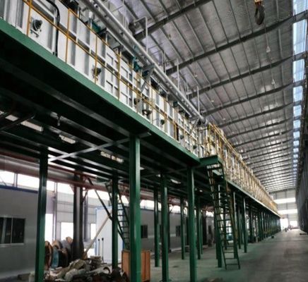 Automatische PLC-gecontroleerde warmdip galvaniseringsapparatuur milieuvriendelijk met 55000 of 110000 sets